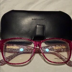 Saint Laurent Sparkling Pink Women's Glasses